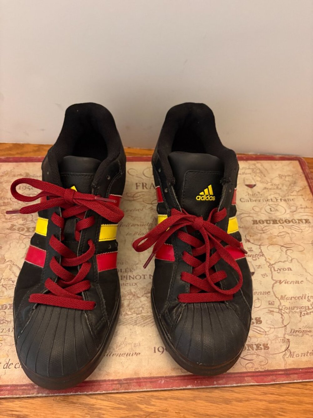 adidas Superstar NBA "Miami Heat" Edition - Size 9.5